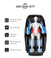 Burgherr Massagesessel "Herkules" blau