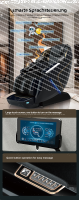 BURGHERR Luxus Massagesessel "Jupiter V.2" mit deutscher Bedienung